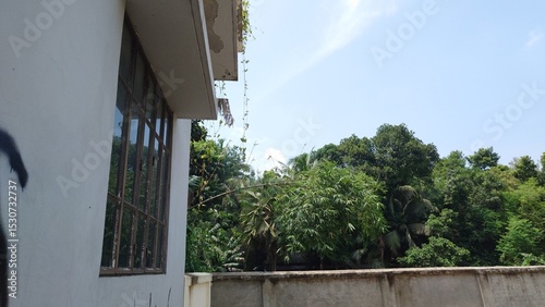 window with a balcony