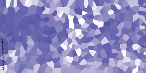 Abstract geometric mosaic in various shades of purple creating a modern and artistic background with a unique appearance