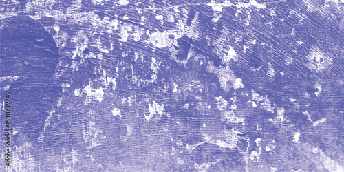 Weathered rustic wall texture in indigo blue with chipped paint effect for background use or graphic design projects.