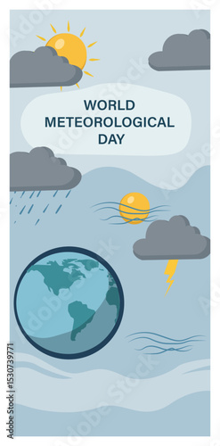 World Meteorological Day Vector Banner Collection -01