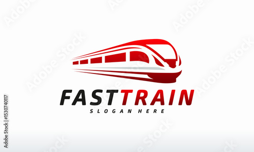 Fast Train logo designs template