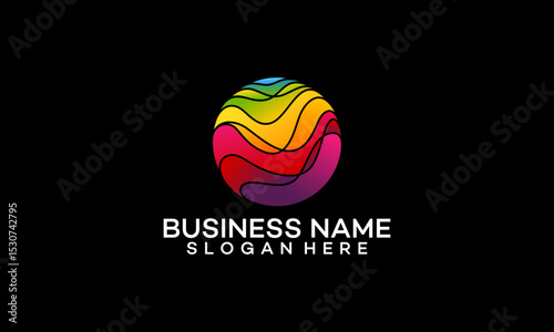 Free Download Colorful Circle Logo designs concept - GFXLoad