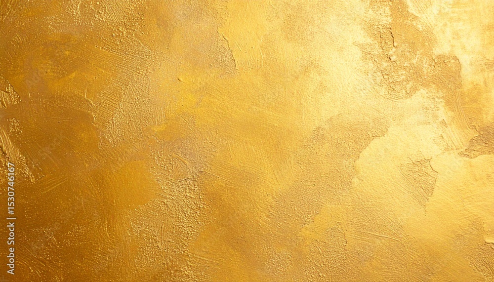 Obraz premium ペンキが塗られたコンクリート壁の背景 ゴールド