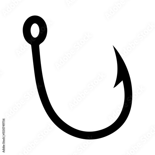 fishing hook vector illustration