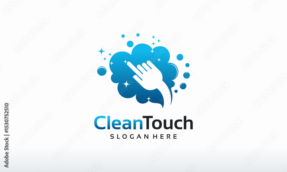 clean touch logo designs template clean touch logo designs template