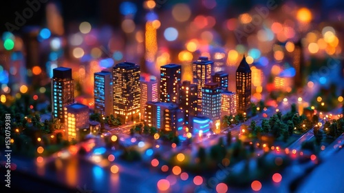 abstract christmas tree