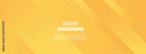 Abstract yellow background with diagonal stripes and gradient colors. Modern vector illustration for a website banner, presentation, or corporate header design.