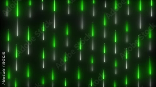 Abstract neon line icon animation on with black background animation