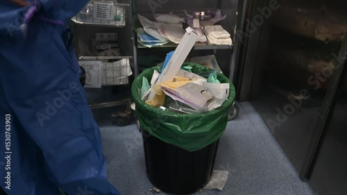 Daily surgical routine inside hospital operating room