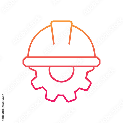 Construction Helmet Vector icon