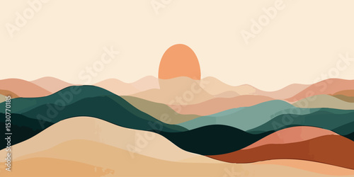 Desert Sunset Landscape (1)
