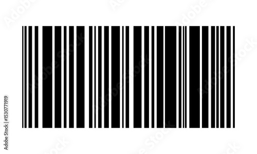 Bar code. Barcode illustration. Editable color. isolated on white background. Vector Illustration design.