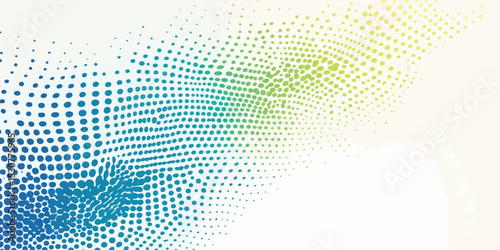 Wallpaper Mural Abstract halftone background with a gradient of pastel colors Torontodigital.ca