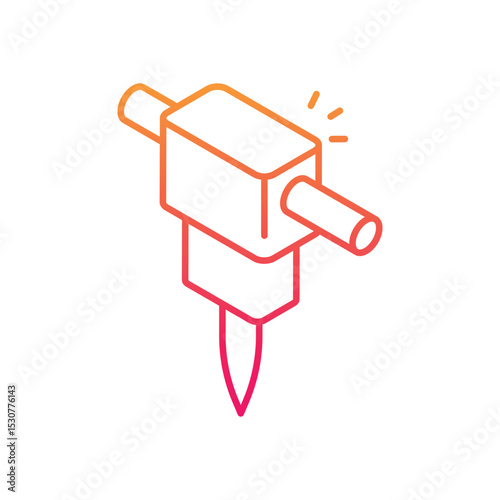Jackhammer Vector icon
