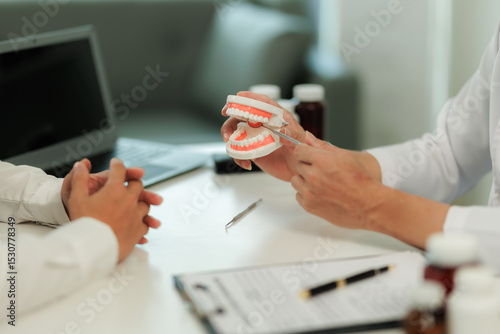 A patient with toothache consults a dental professional for advice and treatment options to relieve the pain and restore oral health.