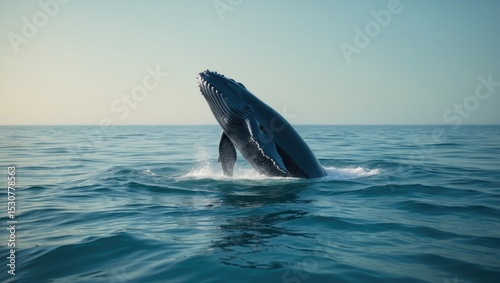 Blue Whale observed near Mirrisa during whale watching, Sri Lanka