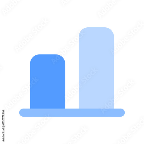 bar chart duotone icon