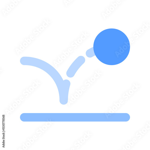 bounce rate duotone icon