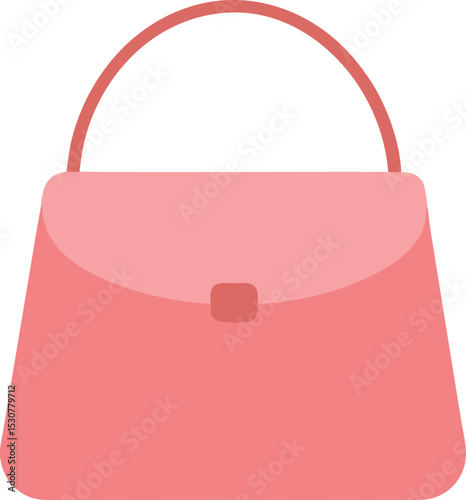 Woman purse vector art illustration