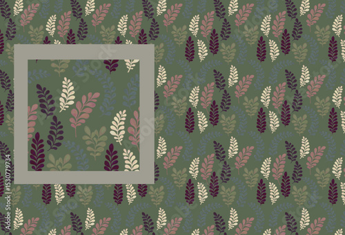 Pink purple green abstract summer pattern. Nature spotted flickering botanical background wallpaper