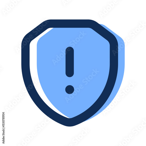 security alerts filled line icon