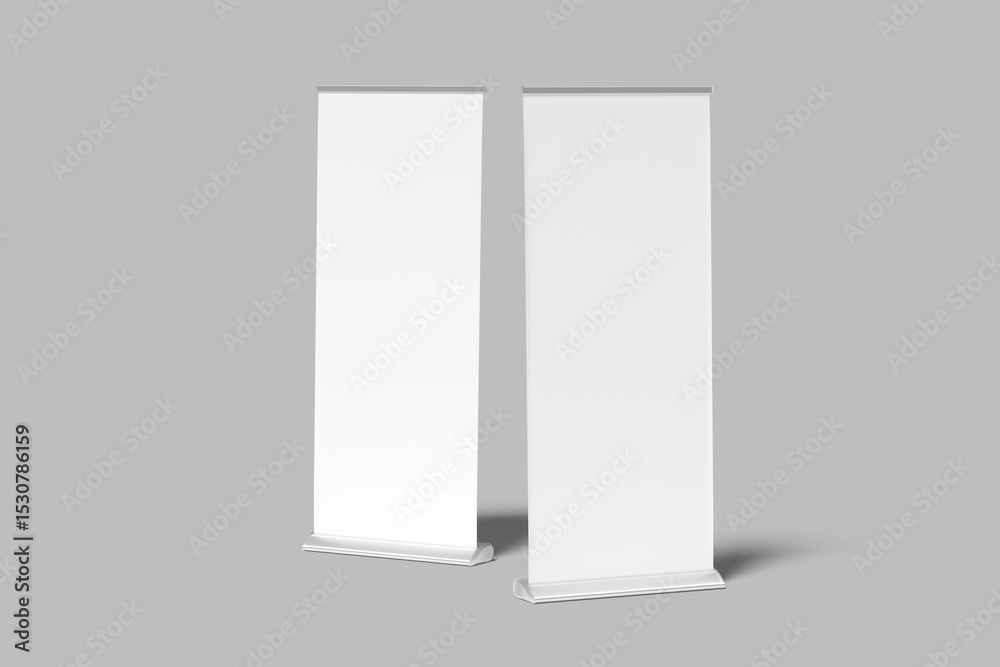 Roll Up banner blank mockup Roll Up banner blank mockup