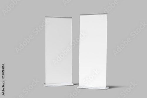 Roll Up banner blank mockup