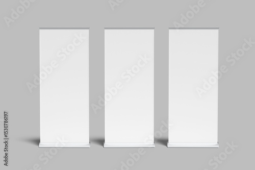 Roll Up banner blank mockup