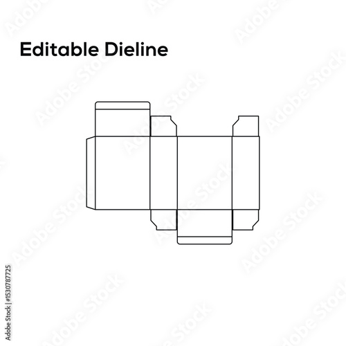 Box dieline, dieline template, box dieline, dieline packaging
