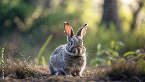 Detailed view of a stunning Riverine rabbit.