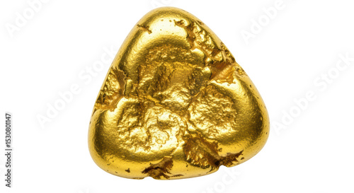 Isolated Gold Nugget