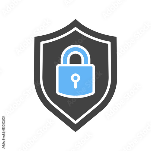 Lock I icon vector image. Suitable for mobile apps, web apps and print media.