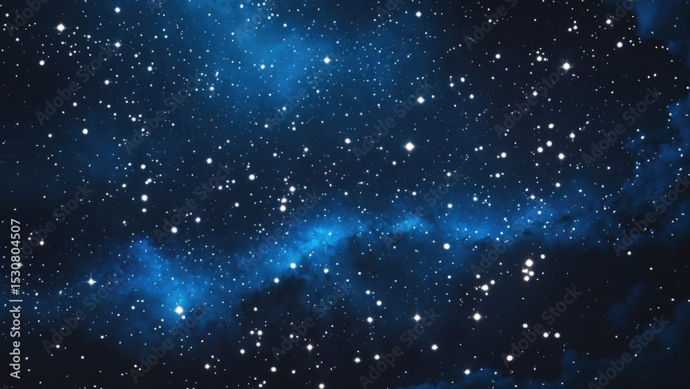 Obraz premium Square abstract space background featuring stars and nebulas.