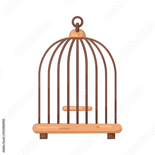 Illustration of bird cage 