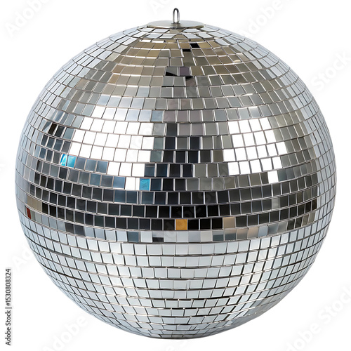 Shiny Disco Ball Isolated
