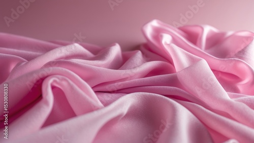 Background texture of pink fleece, insulating fabric with a soft nap made from polyester.