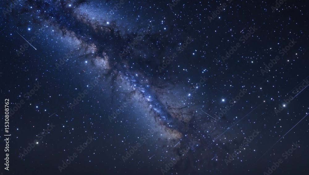 Fototapeta premium A photograph of the Milky Way stars.