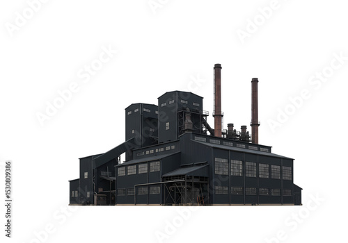 Industrial Plant: Large-Scale Manufacturing Facility