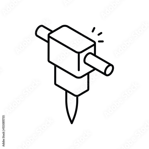 Jackhammer Vector icon