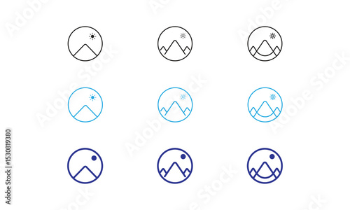 Image Placeholder Gallery Icon Design.