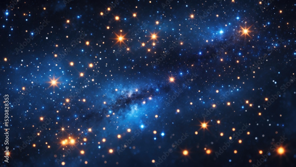 Obraz premium Cosmos background featuring luminous stars.