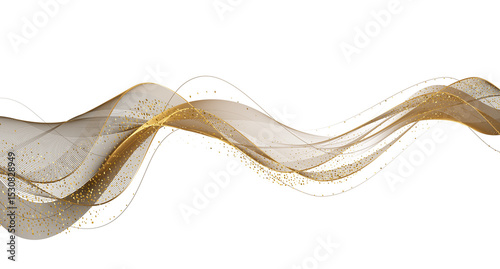 Wallpaper Mural Abstract shiny color gold wave design element. Merry Christmas and Happy New Year Background. BG for invitation and greeting card Torontodigital.ca