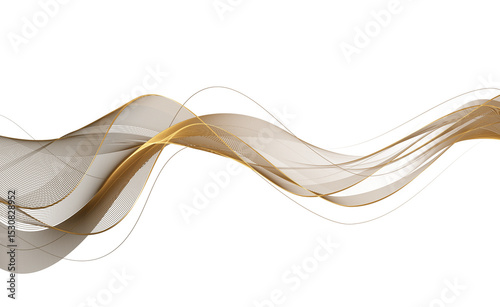 Wallpaper Mural Abstract shiny color gold wave design element. Merry Christmas and Happy New Year Background. BG for invitation and greeting card Torontodigital.ca