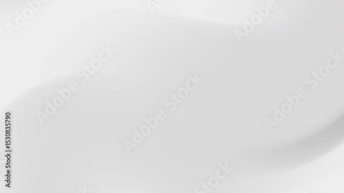 Seamless loop background of 4k white abstract design with soft curves, ideal for motion graphics and video projects. Great for animations and presentations.