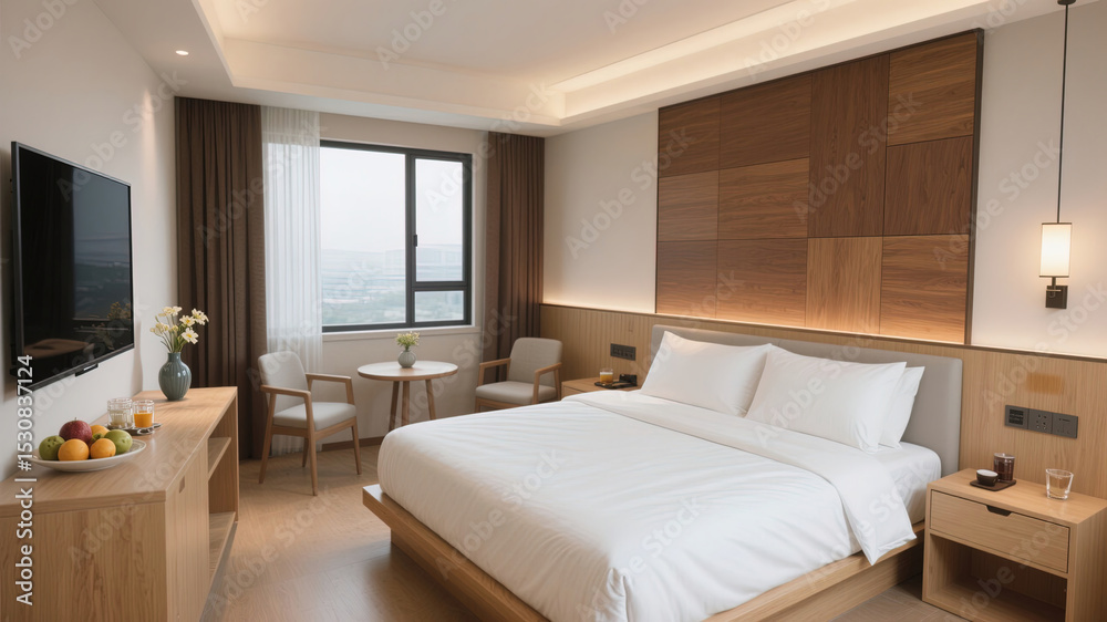 Fototapeta premium modern bedroom interior