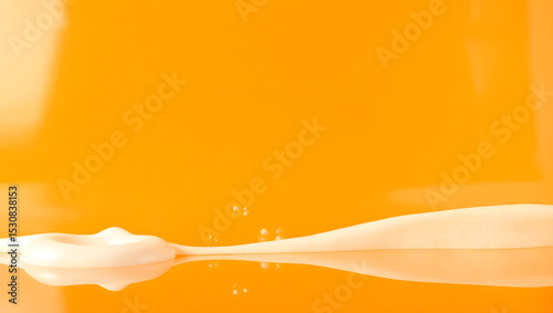 Splash of Citrus Delight: A vibrant studio shot captures the dynamic interaction between a refreshing splash of juice and its sun-kissed citrus counterpart, with light reflecting on a vivid backdrop.