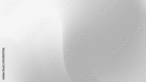 Seamless loop background 4k white abstract with curved shape suitable for presentations, website designs, motion graphics, and video projects.