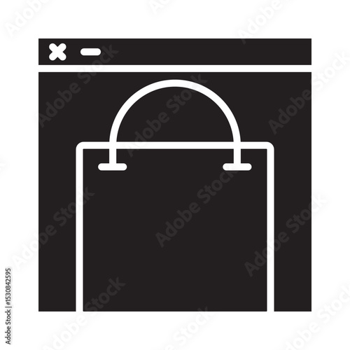 Ecommerce Website Icon Deign