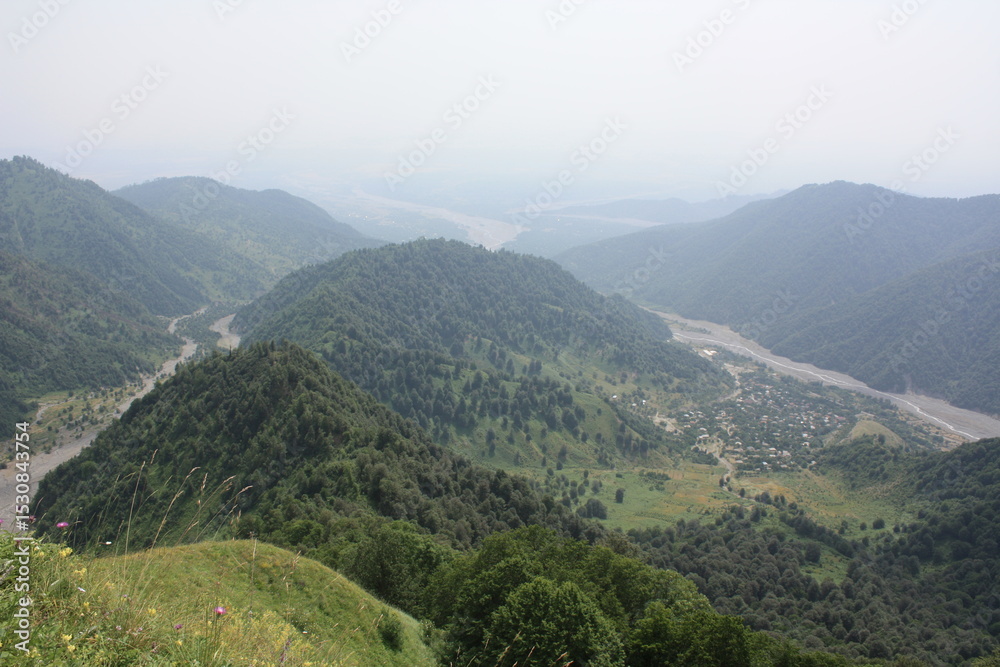 Fototapeta premium mountain landscape in the morning