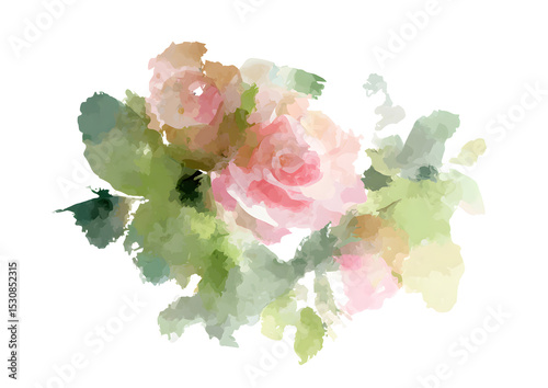 Delicate flower illustration on a transparent background. Perfect for design projects in PNG format.